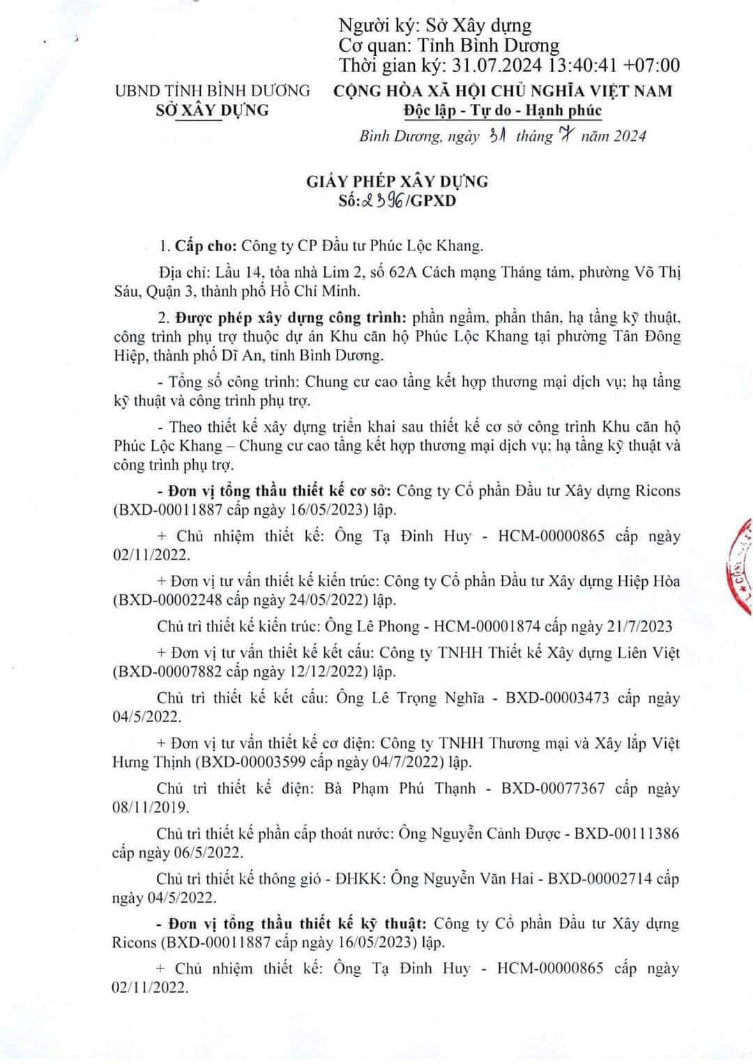 pháp lý dự án TT Avio chi tiết 