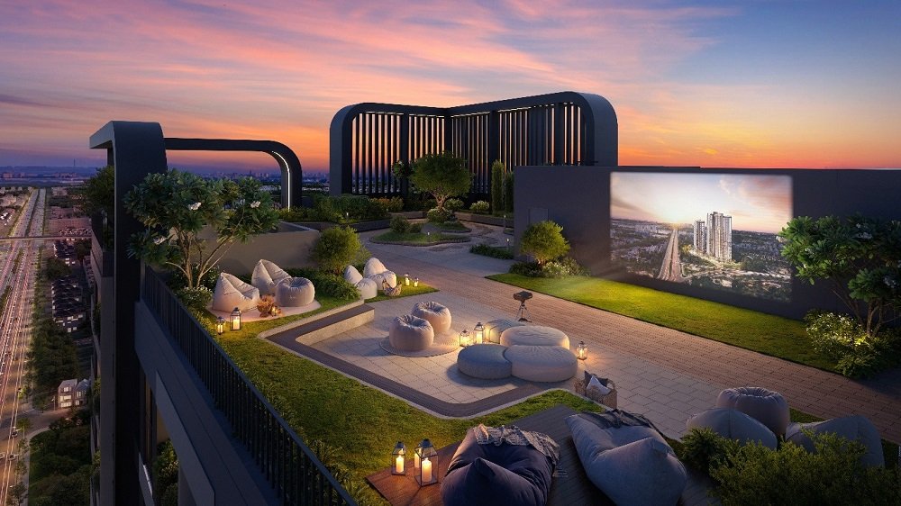 Rạp chiếu phim trên tầng thượng tại tháp Orion