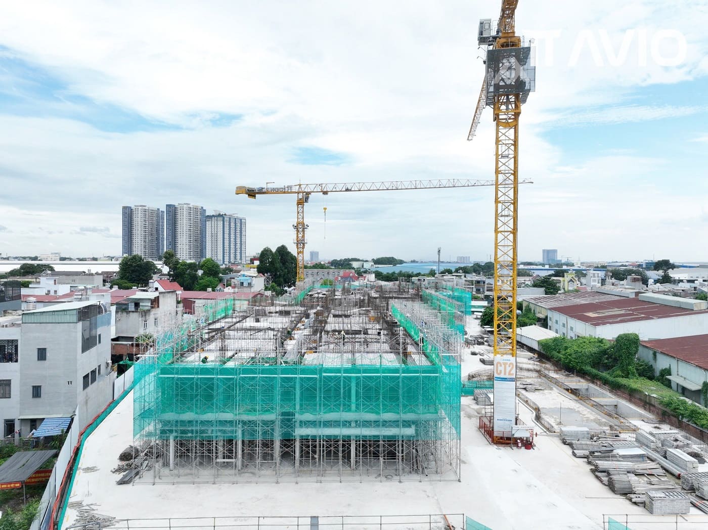 Hình ảnh thực tế tiến độ thi công dự án TT Avio Dĩ An