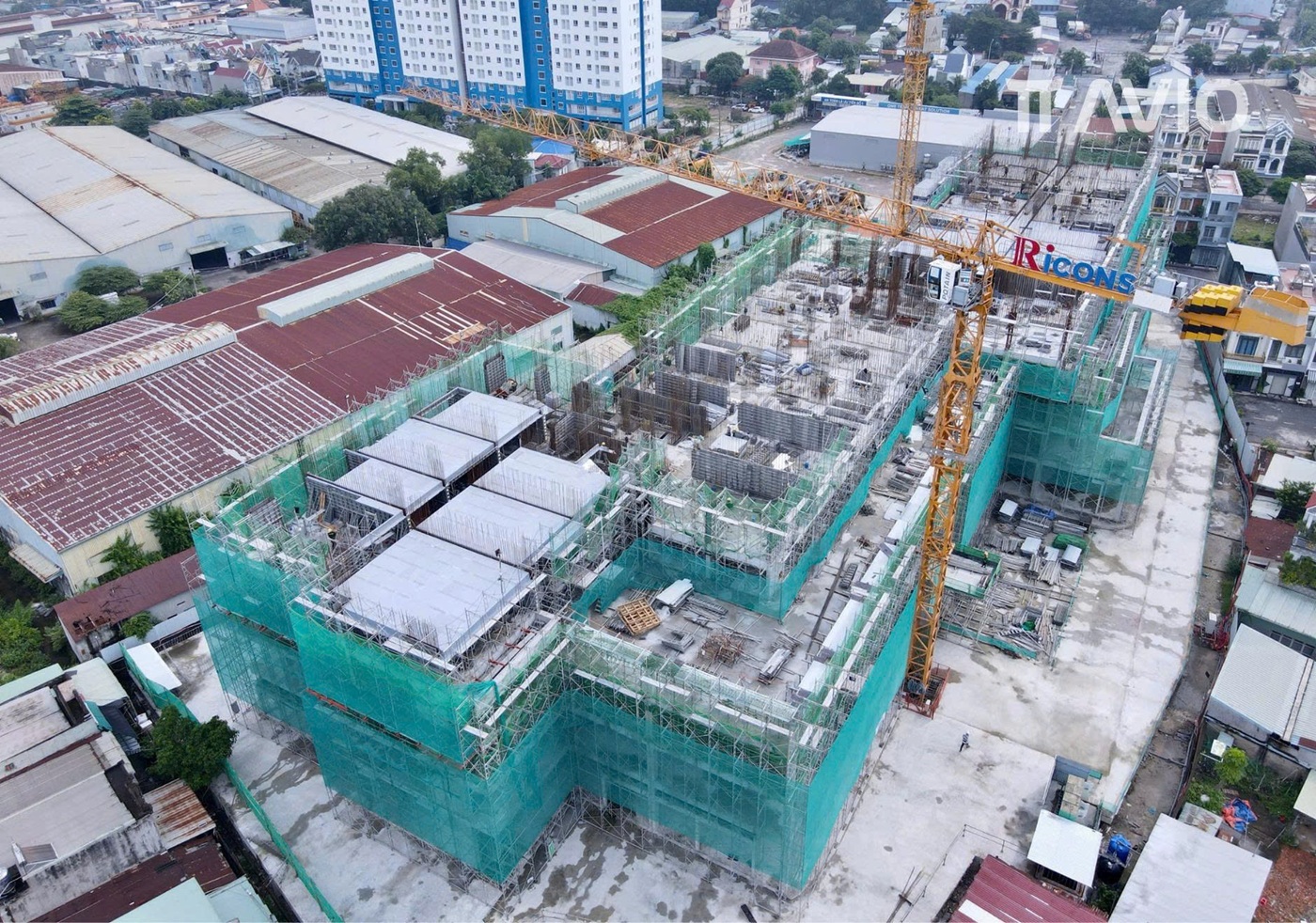 Hình ảnh thực tế tiến độ dự án TT Avio Dĩ An