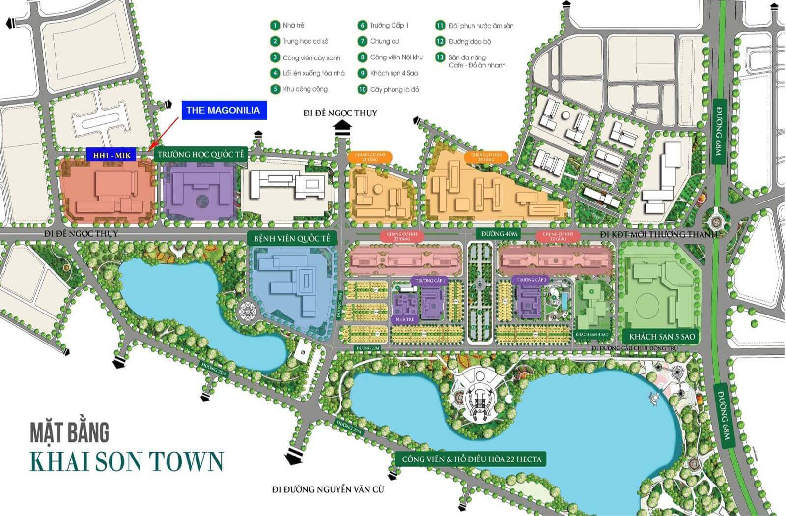 The Magnolia có lợi thế liền kề trung tâm phố cổ Hà Nội