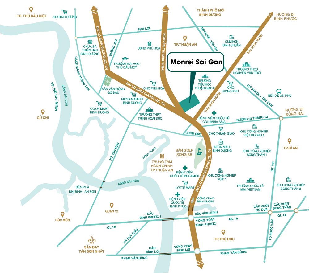 Tiềm năng đầu tư Monrei Saigon đến từ vị trí